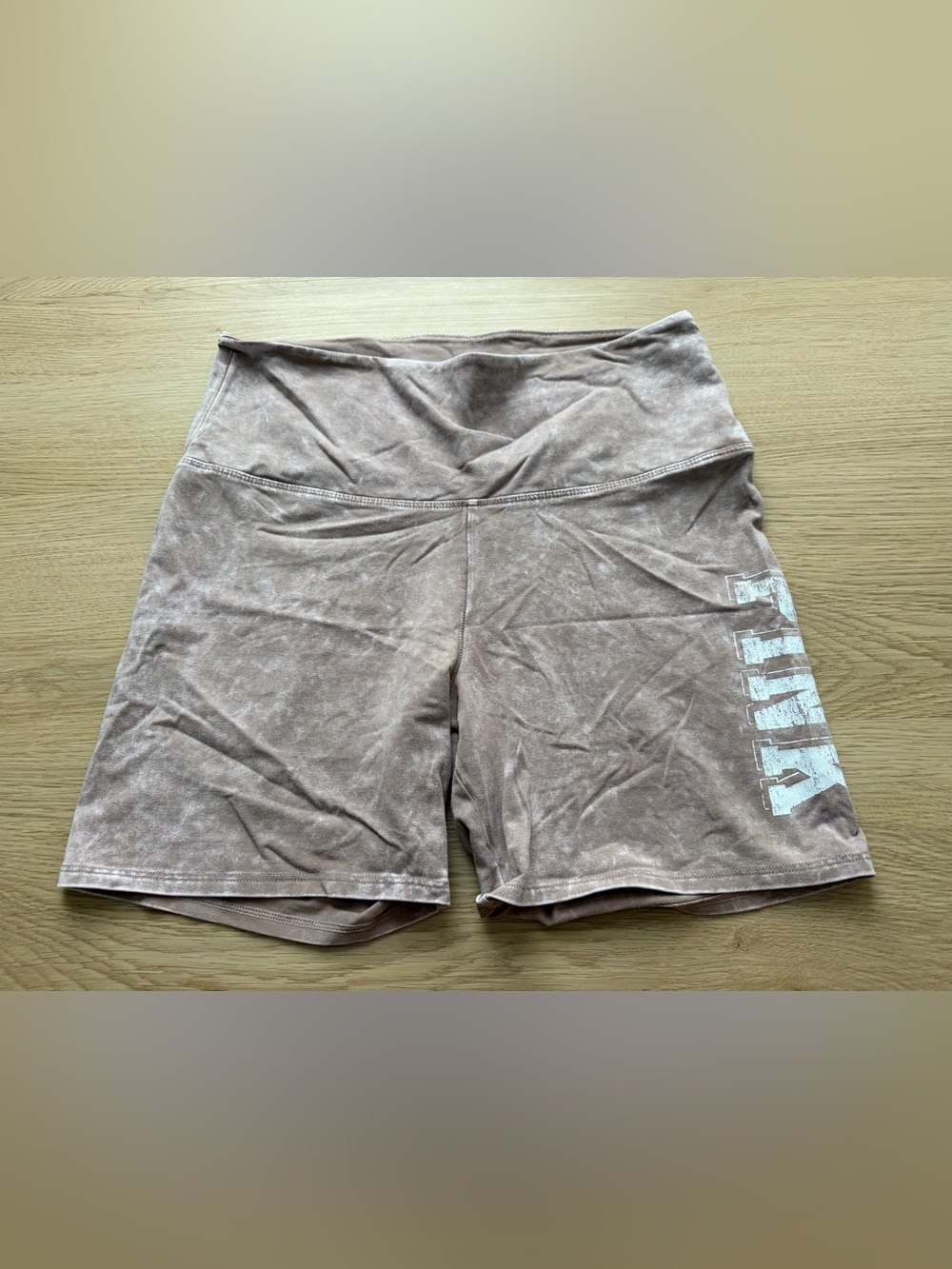 Victoria's Secret PINK acid wash biker shorts Size L